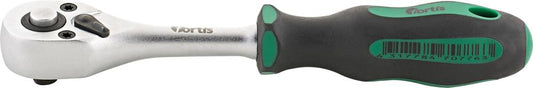 Reversible ratchet driver with steel lever 1/4", 155mm, FORTIS