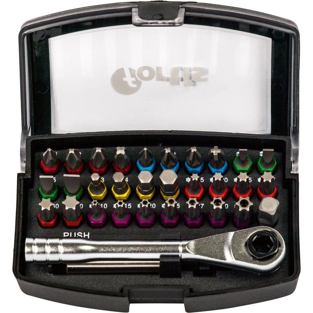 Set biti cu antrenor cu clichet si inel colorat de identificare, 32 buc, FORTIS - sefira.ro