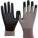 Manusi de protectie SkinClean 8720, domeniul alimentar, marime 8, gri-negru, NITRAS - sefira.ro