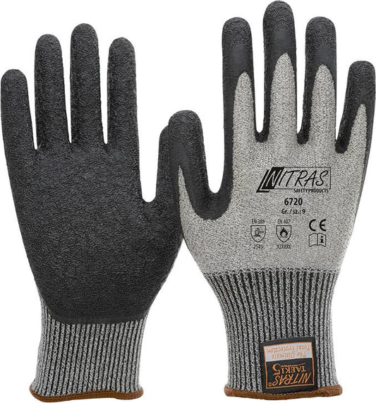 Cut protection gloves, 6720 TAEKI, size 8, NITRAS