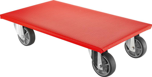 Multifunctional trolley with thermoplastic wheels Ø 100 mm, 600 x 350 mm, load capacity 330 kg, BS ROLLEN