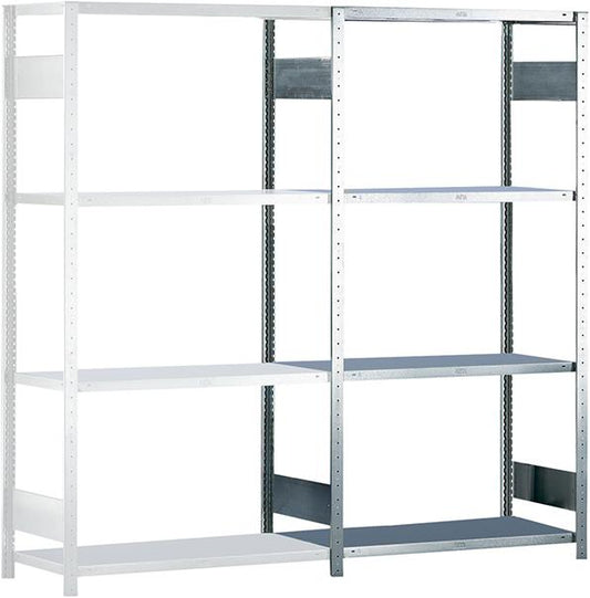 META CLIP SET 150 clip-on shelf, 2000x1000x400cm, META