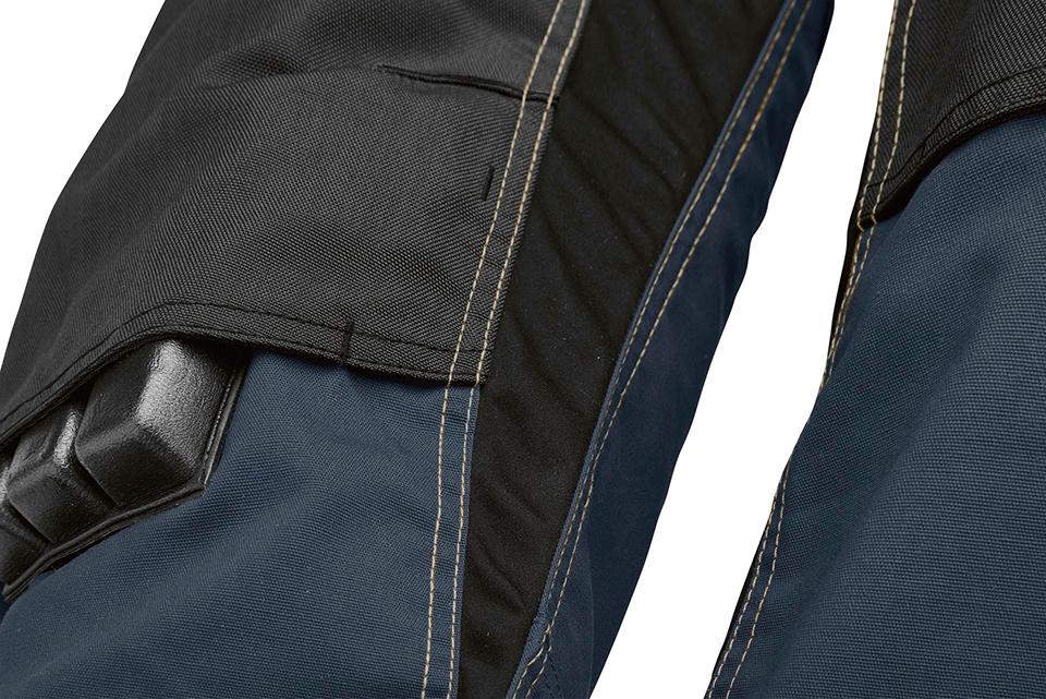 Pantaloni B Flexolution marimea 48, albastru/gri/antracit - sefira.ro