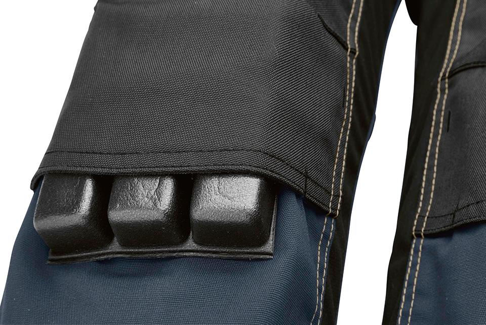 Pantaloni B Flexolution marimea 48, albastru/gri/antracit - sefira.ro