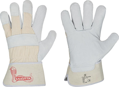 CALCUTTA protective gloves, made of cowhide, size 8, STRONGHAND