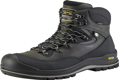 Safety boots with toe cap, Poseidon, S3 SRC, black, size 39, GRISPORT®