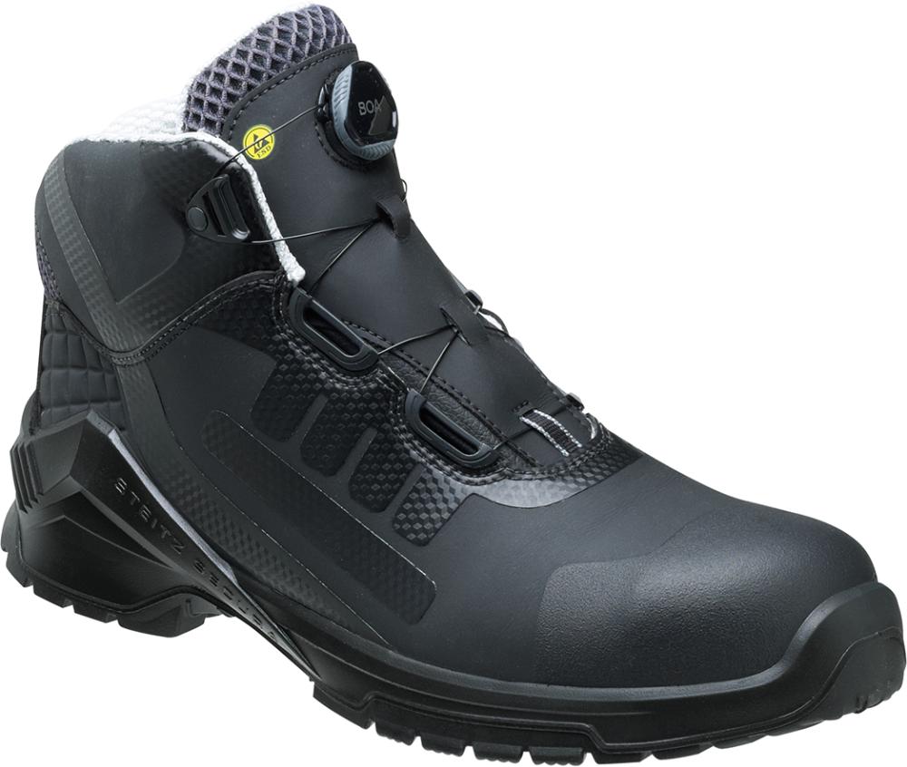 Safety boots with toe cap, VD PRO 3800 BOA SF, S3 CI ESD SRC, size 36, STEITZ SECURA®