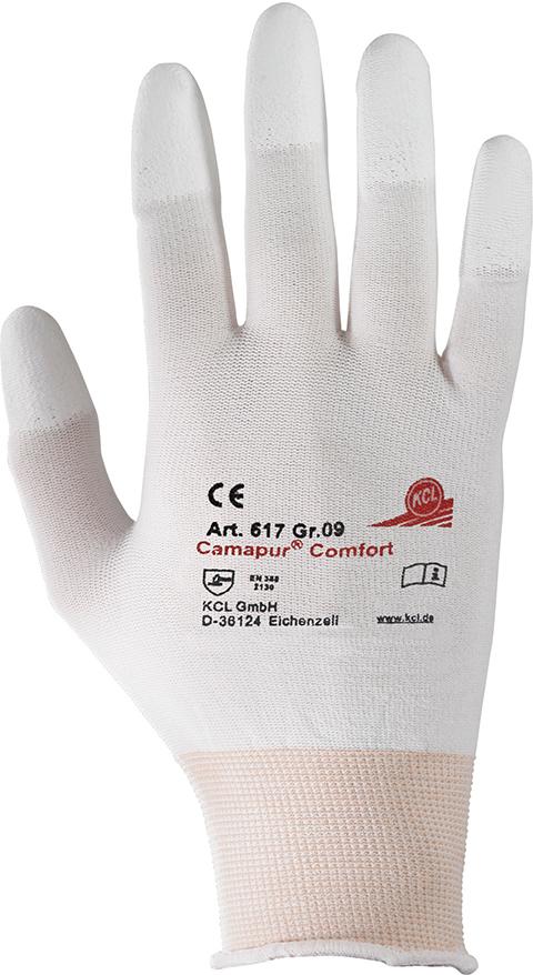 Manusi textile de montaj Camapur® Comfort 617, marimea 6, albe, HONEYWELL - sefira.ro