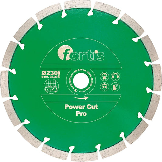 Disc de debitat diamantat, pentru beton armat si granit, 115mm, FORTIS