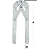Balama pentru scara, din otel, 250 x 21 x 4.0 mm, cu frana, VORMANN - sefira.ro