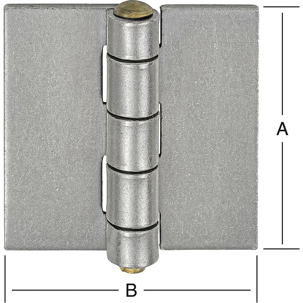 Balama din fier, pentru fereastra din otel, 60 x 55 x 2.5 mm, VORMANN - sefira.ro
