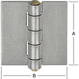 Balama din fier, pentru fereastra din otel, 60 x 55 x 2.5 mm, VORMANN - sefira.ro