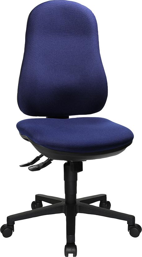 Scaun rotativ de birou model Support Synchro, antracit, spatar 520 mm, reglabil pe inaltime si inclinare, TOPSTAR - sefira.ro