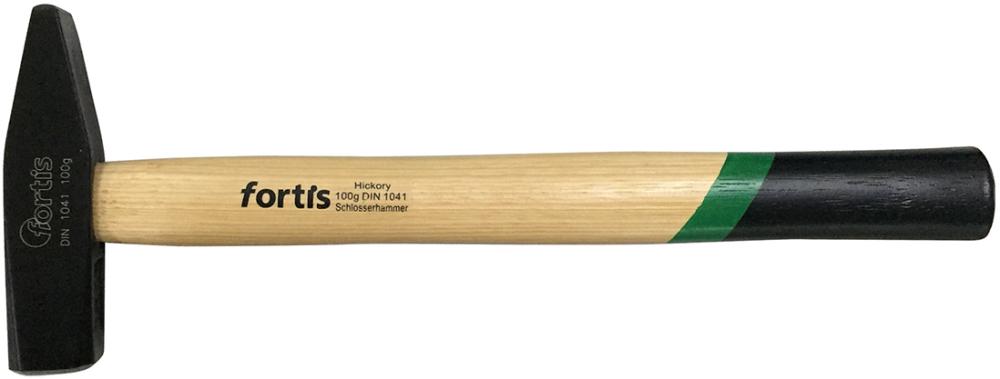 Ciocan lacatus, DIN1041, coada lemn Hickory, 100g, FORTIS