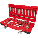 Set chei tubulare 1/2", antrenor cu clichet, Nr. 951,0630, 30 piese, KS TOOLS - sefira.ro