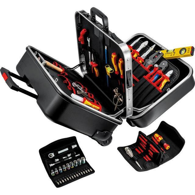 Cutie de scule „BIG Twin Move”, pentru electricieni, 63 piese, 00 21 41, KNIPEX - sefira.ro