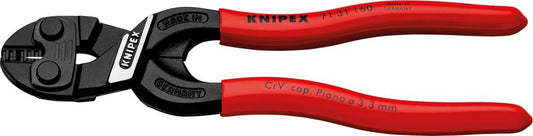 Kompakt CoBolt® bolt pliers, 160 mm, plastic handle, KNIPEX