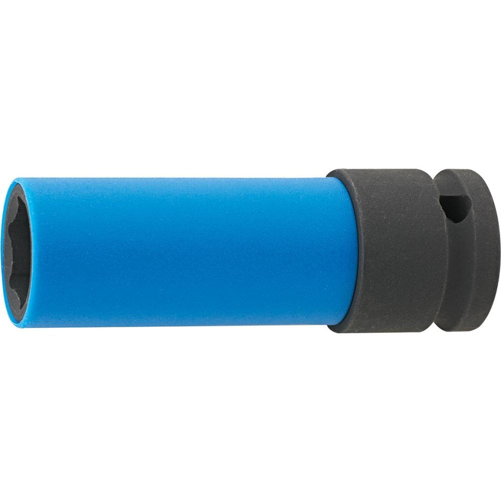 Cheie tubulara de impact 17x85mm, 1/2", cu protectie plastic, pentru jante aluminiu, FORTIS - sefira.ro