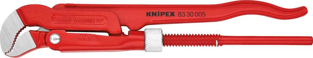 Pipe pliers with S-shaped jaws, No. 83 30, 1/2 inch, 245mm, KNIPEX