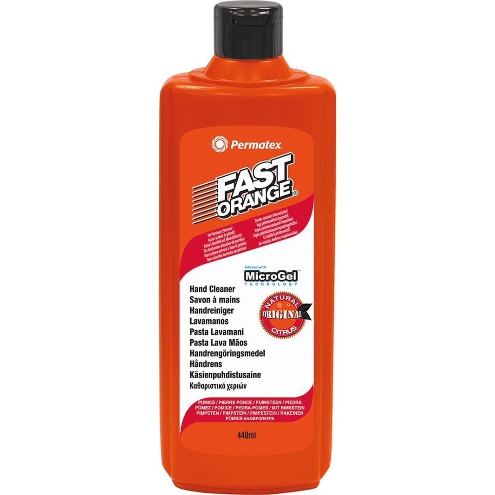 Pasta pentru curatarea mainilor Fast Orange®, flacon 440 ml, PERMATEX - sefira.ro