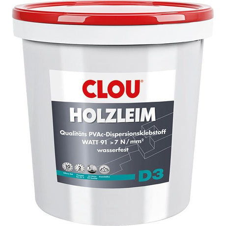 Adeziv pentru lemn CLOU D3 10 kg PVAc adeziv pentru lemn rezistent la caldura WATT91 - sefira.ro