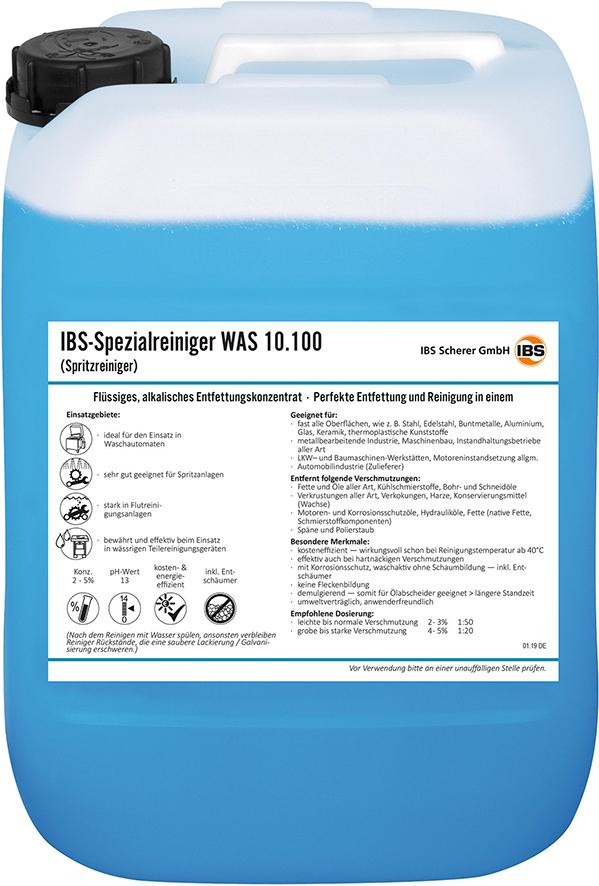 Agent de curatare degresant WAS 10.500, canistra 20 L, concentrat, pH 9- neutru, IBS - sefira.ro