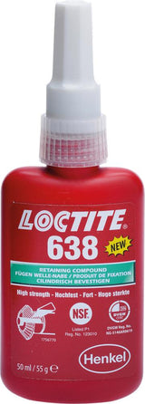 Solutie adeziv de fixare de inalta rezistenta, Loctite® 638, flacon 50ml, LOCTITE - sefira.ro