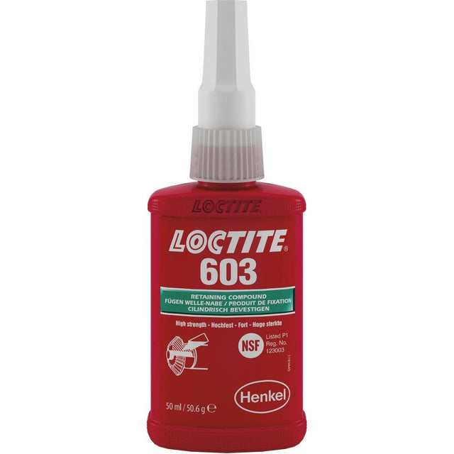 Adeziv pentru fixare LOCTITE 603, cu rezistenta mare, 50 ml, HENKEL - sefira.ro
