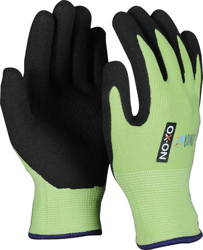 Junior children's gloves, green, 4-6 years