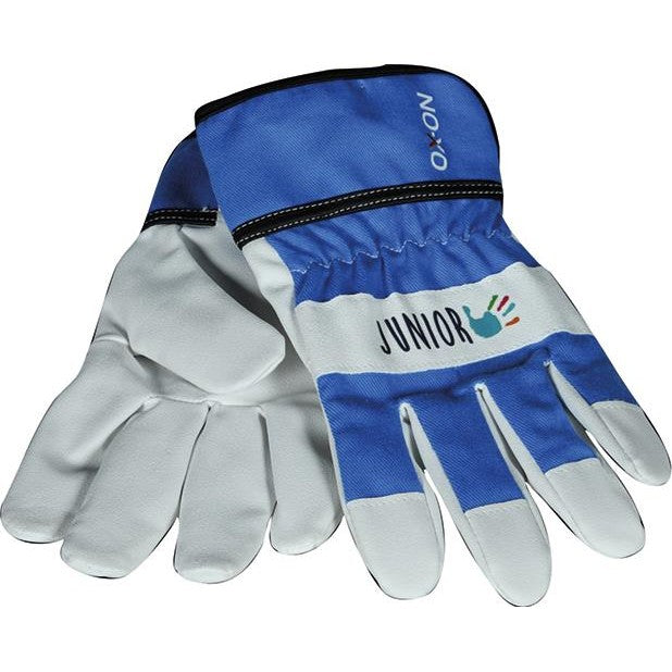 Manusi copii PU, poliuretan/bumbac, albastru, 4-6 ani - sefira.ro