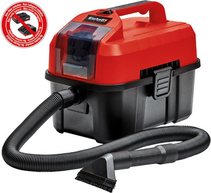 Cordless vacuum cleaner, wet and dry, TE-VC 18/10 Li-Solo, 2m hose, 10 L collection, EINHELL