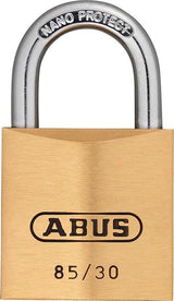 Lacat din alama nr. 85, 30 mm, nivel securitate: 5, ABUS - sefira.ro