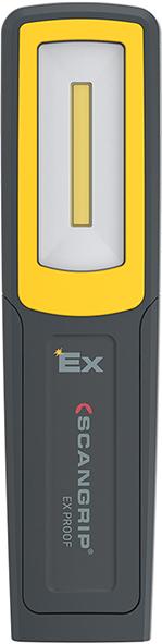 MIDI EX LED work light, ATEX-Zone 2/22, 200Lm, 5-hour runtime, rechargeable, SCANGRIP