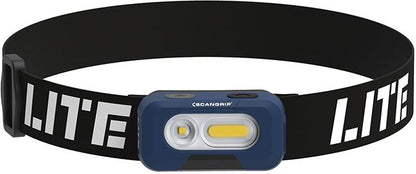 LED headlamp, HEAD LITE, 150lm, rechargeable, operating time up to 15 hours, SCANGRIP