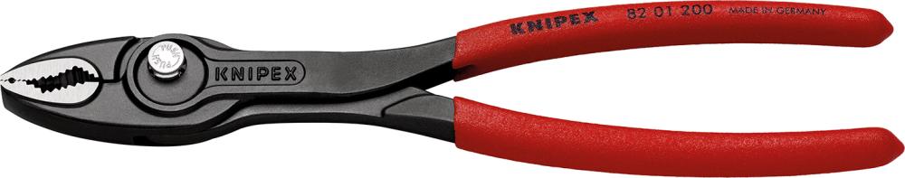 Clesti cu prindere frontala TwinGrip, Nr.82 01 200, 200 mm, pentru Ø 4-22mm, KNIPEX