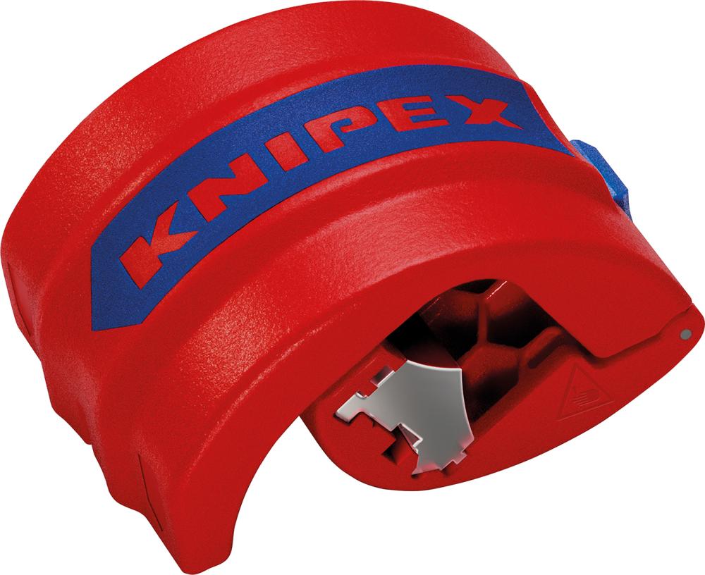 Taietor de tevi din plastic, BiX® Nr. 90 22 10 BK, pentru Ø 20-50mm, KNIPEX