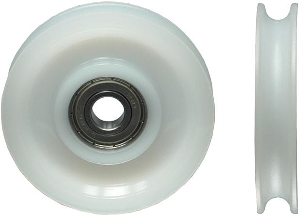 Plastic pulley no. 560, Ø 40 mm, groove 12.5 mm, ball bearing, HBS