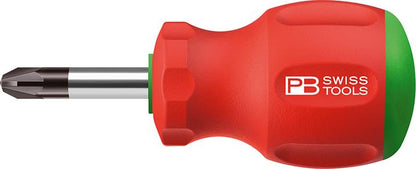 Short screwdriver, PZ1x 30mm, SwissGrip, SWISS TOOLS