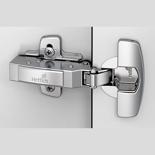 Balama aplicata Sensys 8661, 95°, zincat, cu placa de fixare, baza 12.5 mm, HETTICH - sefira.ro