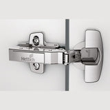 Balama aplicata Sensys 8645, 110°, zincat, cu placa de fixare, baza 12.5 mm, HETTICH - sefira.ro