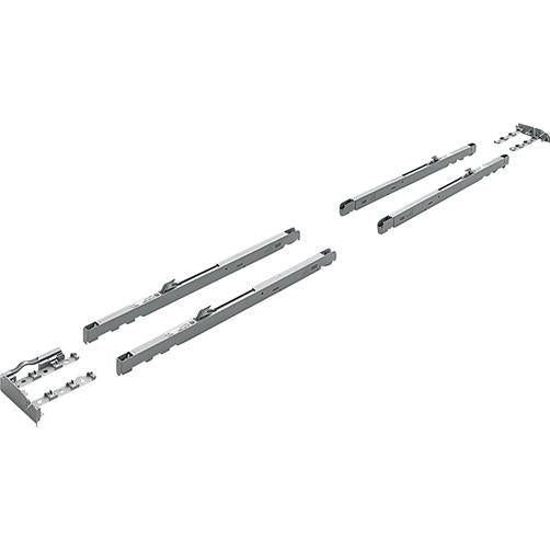 Set accesorii de rulare pentru usi glisante TopLine XL, Silent System, pentru 2 usi cu greutate 15-35 kg, HETTICH - sefira.ro