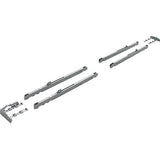 Set accesorii de rulare pentru usi glisante TopLine XL, Silent System, pentru 2 usi cu greutate 15-35 kg, HETTICH - sefira.ro