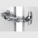 Balama aplicata Sensys 8687, 165°, zincat, cu placa de fixare, baza 12.5 mm, HETTICH - sefira.ro