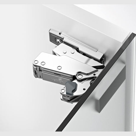 Carcasa pentru balama aplicata Sensys pentru aplicatii pe sticla, zincat, 28 x 59 mm, HETTICH - sefira.ro