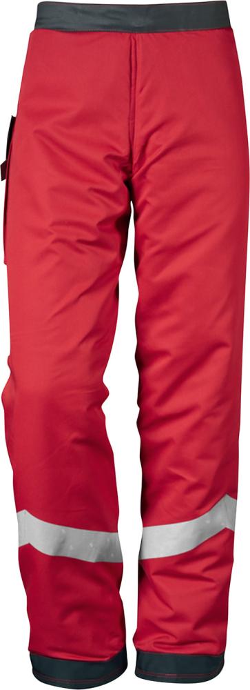 C-shaped forestry trousers, reflective, size L/XL, red, WATEX