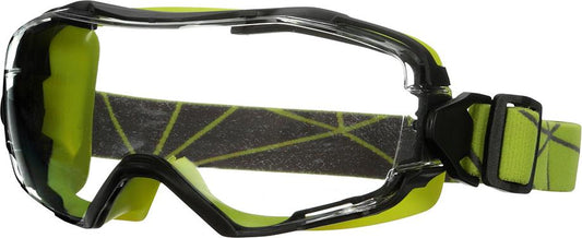 Safety glasses 6000, green, transparent lens, 3M