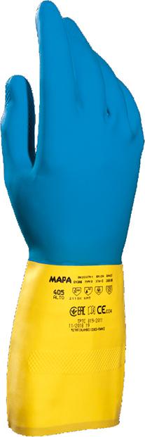 Alto 405 chemical protection gloves, size 7, MAPA