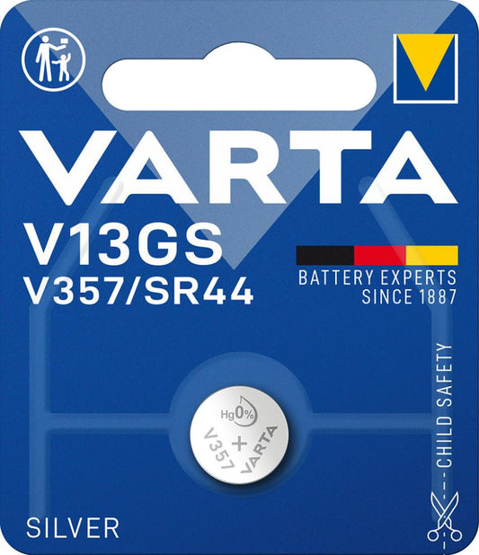 Baterie SILVER V13GS/V357/SR44, 1.55 V, 155 mAh, VARTA