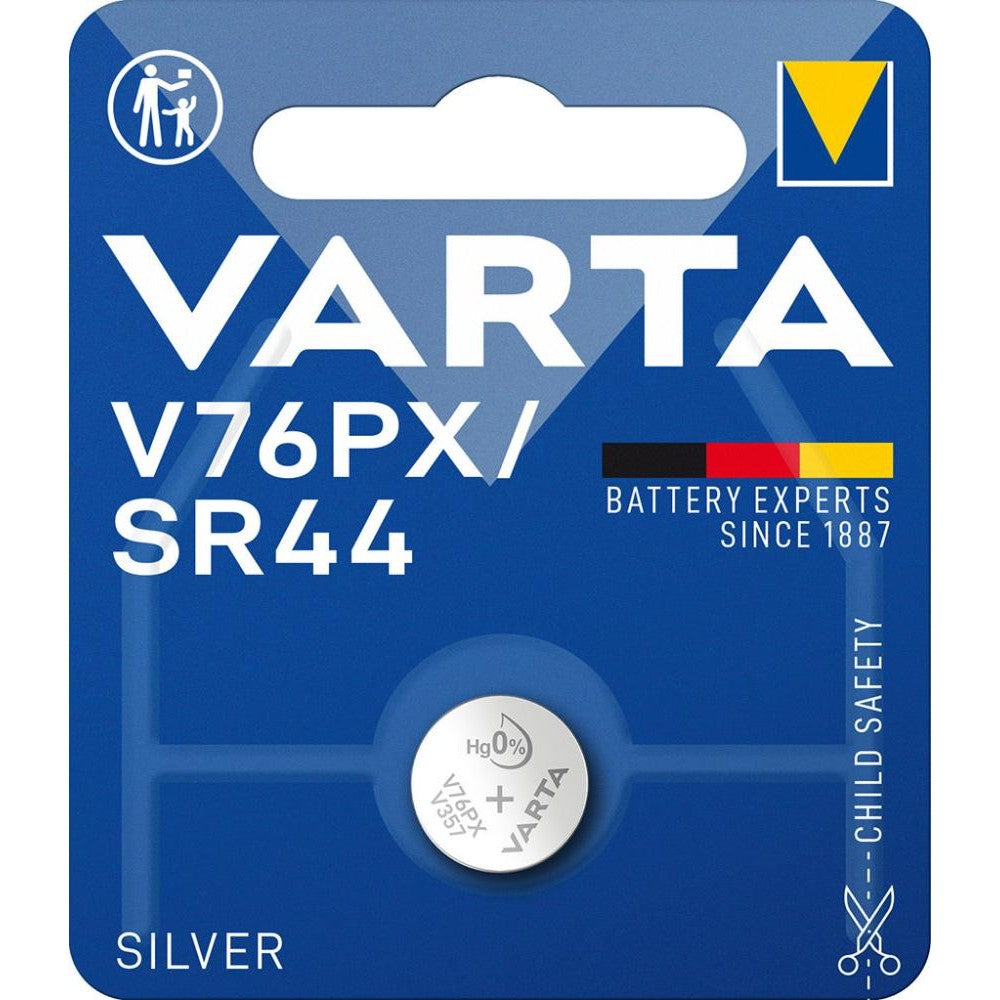 Baterie SILVER V76PX/SR44, 1.55 V, 145 mAh, VARTA - sefira.ro