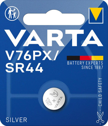 Baterie SILVER V76PX/SR44, 1.55 V, 145 mAh, VARTA